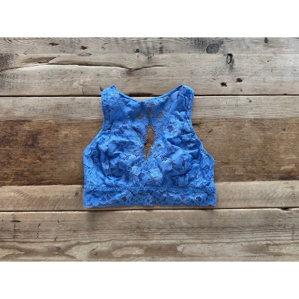 SOMA Dreams come Blue X-LARGE Embraceable‎ Signature Bralette in Lace Bra